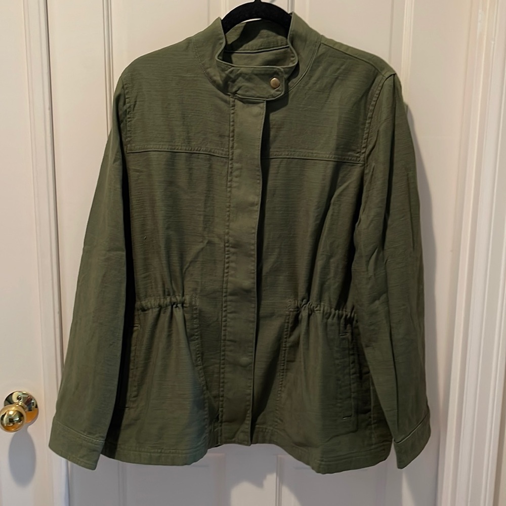 J. Crew Factory Utility Drawcord Jacket